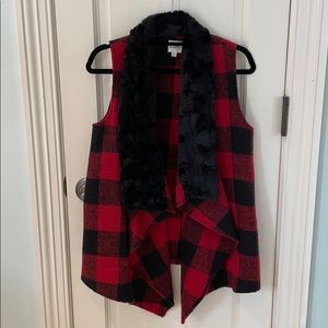 Black and Red Vest